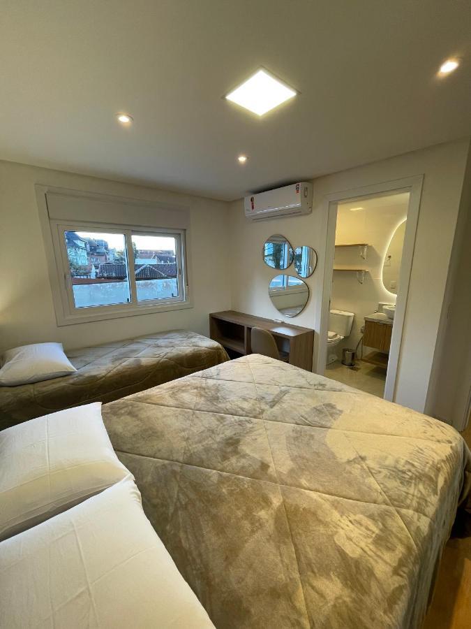 Apartamento Espetacular, 2 Suites, A 30M Da Rua Coberta Gramado Ngoại thất bức ảnh